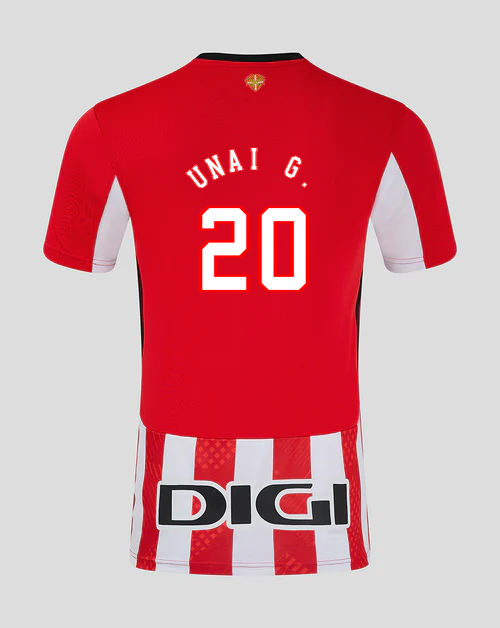 Unai G.'s 2024-25 Athletic Bilbao Home Jersey, Version 20