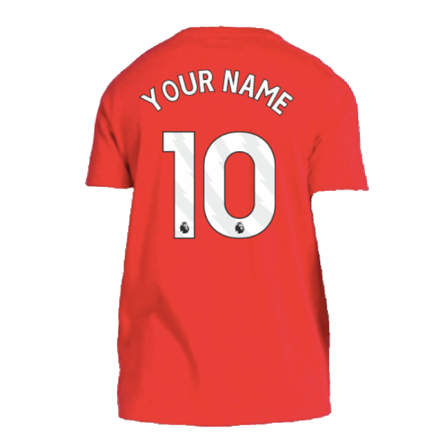 2024-2025 Man Utd DNA Tee (Red) (Your Name) - fan gear