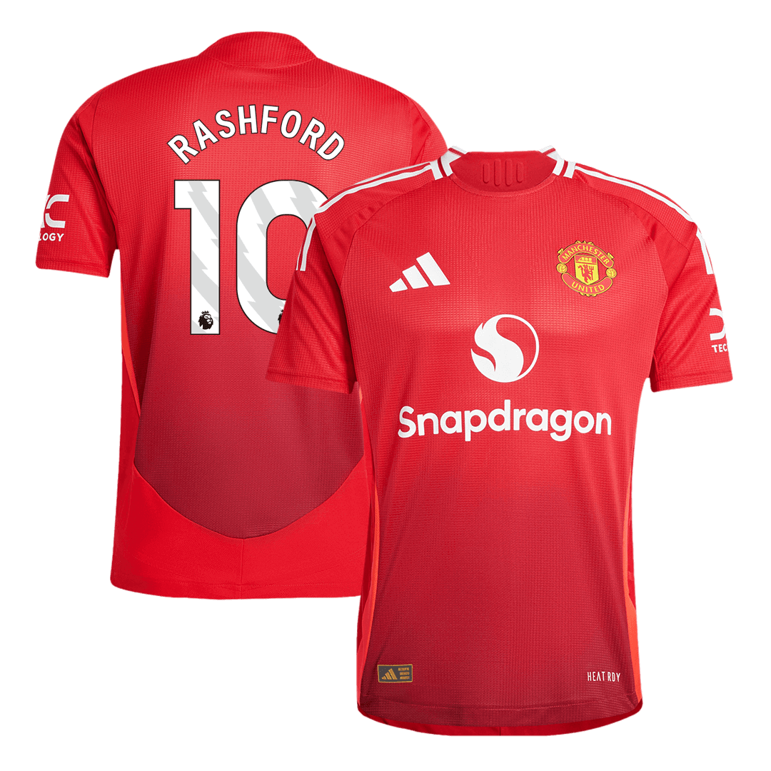 Player Version RASHFORD #10 Manchester United Home Soccer Jersey 2024/