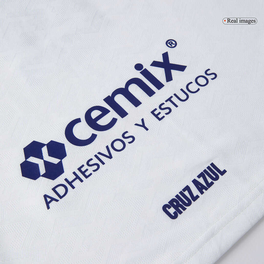 Kid's Cruz Azul Away Soccer Jersey Kit(Jersey+Shorts) 2024/25Authentic