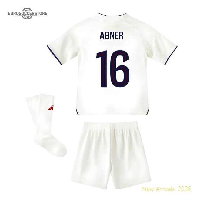 Premium 2025-2026 Olympique Lyon Home Mini Kit (Abner 16)