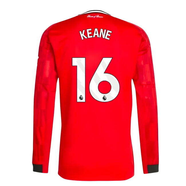 2025 Edition Man Utd Home Soccer Jersey 2025-2026 (Keane 16)