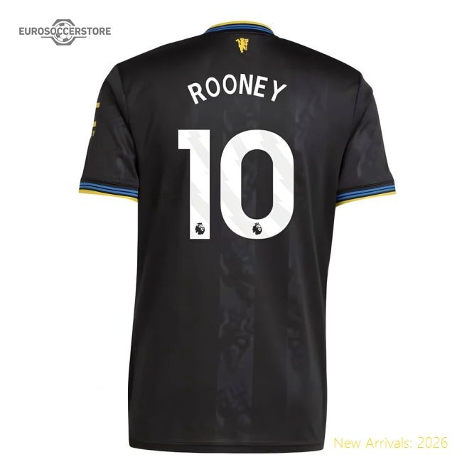 Premium 2025-2026 Manchester United Third Shirt (rooney 10) - Premium
