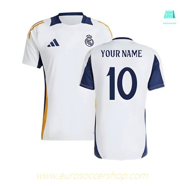 2024-2025 Real Madrid Training Shirt (White) (Your Name)