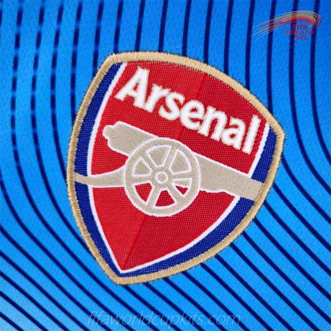 Arsenal 02-03 Away Blue Football Kit