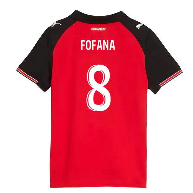 2025-2026 Stade Rennais Home Shirt (Kids) (Fofana 8)