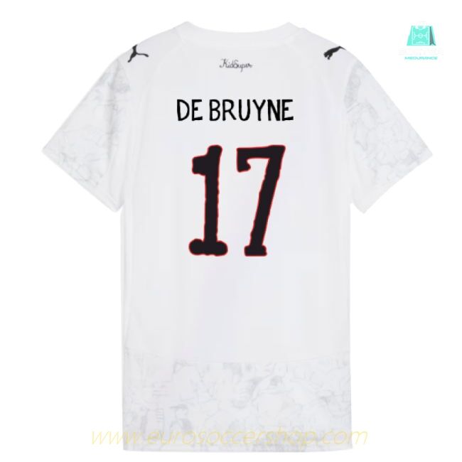 2025-2026 KIDSUPER x Manchester City CWC Shirt (White) - Womens (De Bruyne 17)