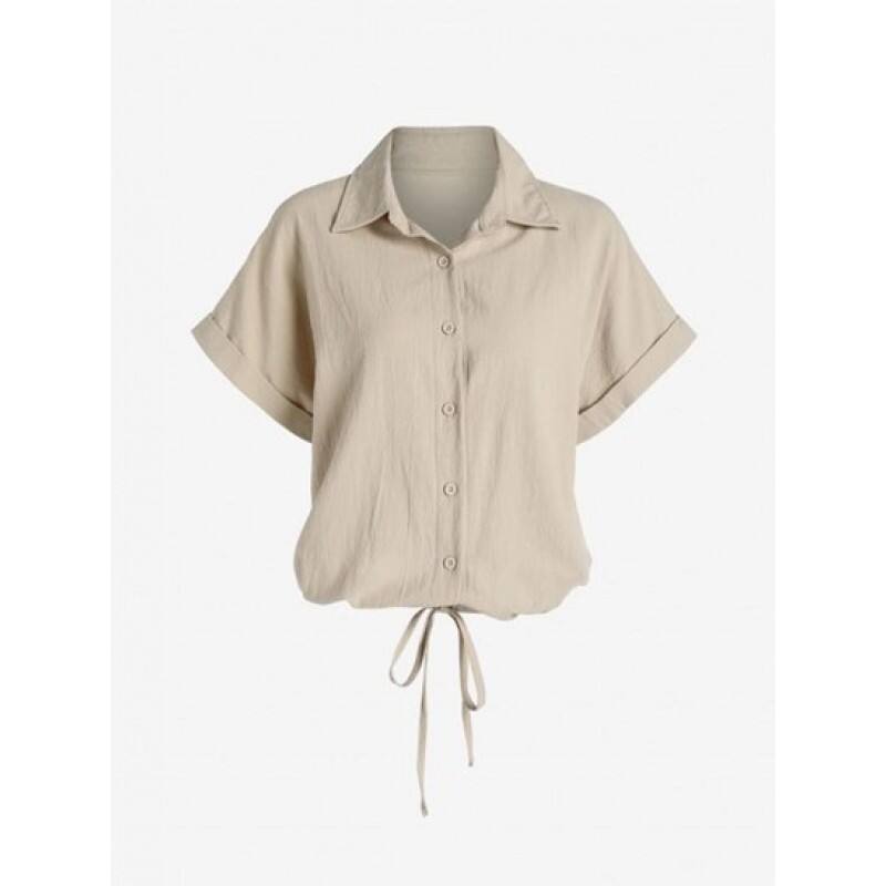 Cuffed Batwing Sleeve Shirt YP4983