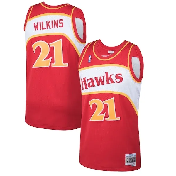 Dominique Wilkins ATL Swingman Jersey - top-tier NBA - Red basketball