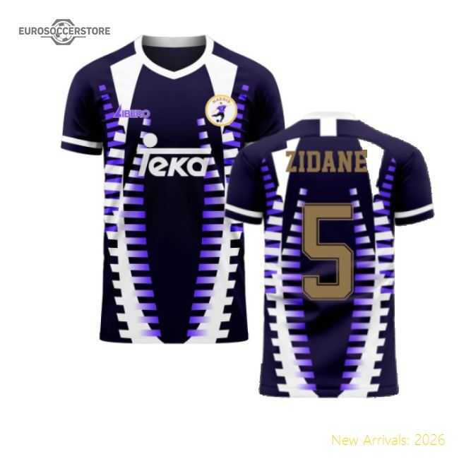 Best-Selling Madrid 2025-2026 Third Concept Football Kit (Libero) (Zidane