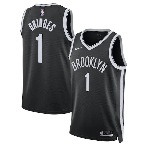 Mikal Bridges BKN Official Jersey - Budget-Friendly - Licensed Product