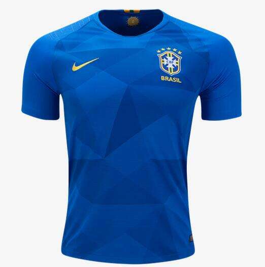 Brazil Away 2018 World Cup Soccer Jersey Shirt - World Cup Collection