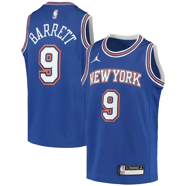 RJ Barrett NYK Swingman Jersey - authentic NBA - Blue athletic