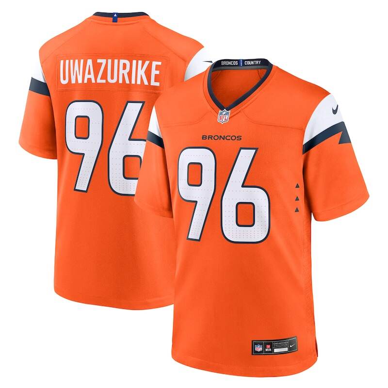 None Eyioma Uwazurike Denver Broncos Great Value Authentic Jersey