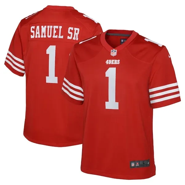 Official SF 49ers Game Jersey - Scarlet | NFL Fan Apparel | NFL Footba