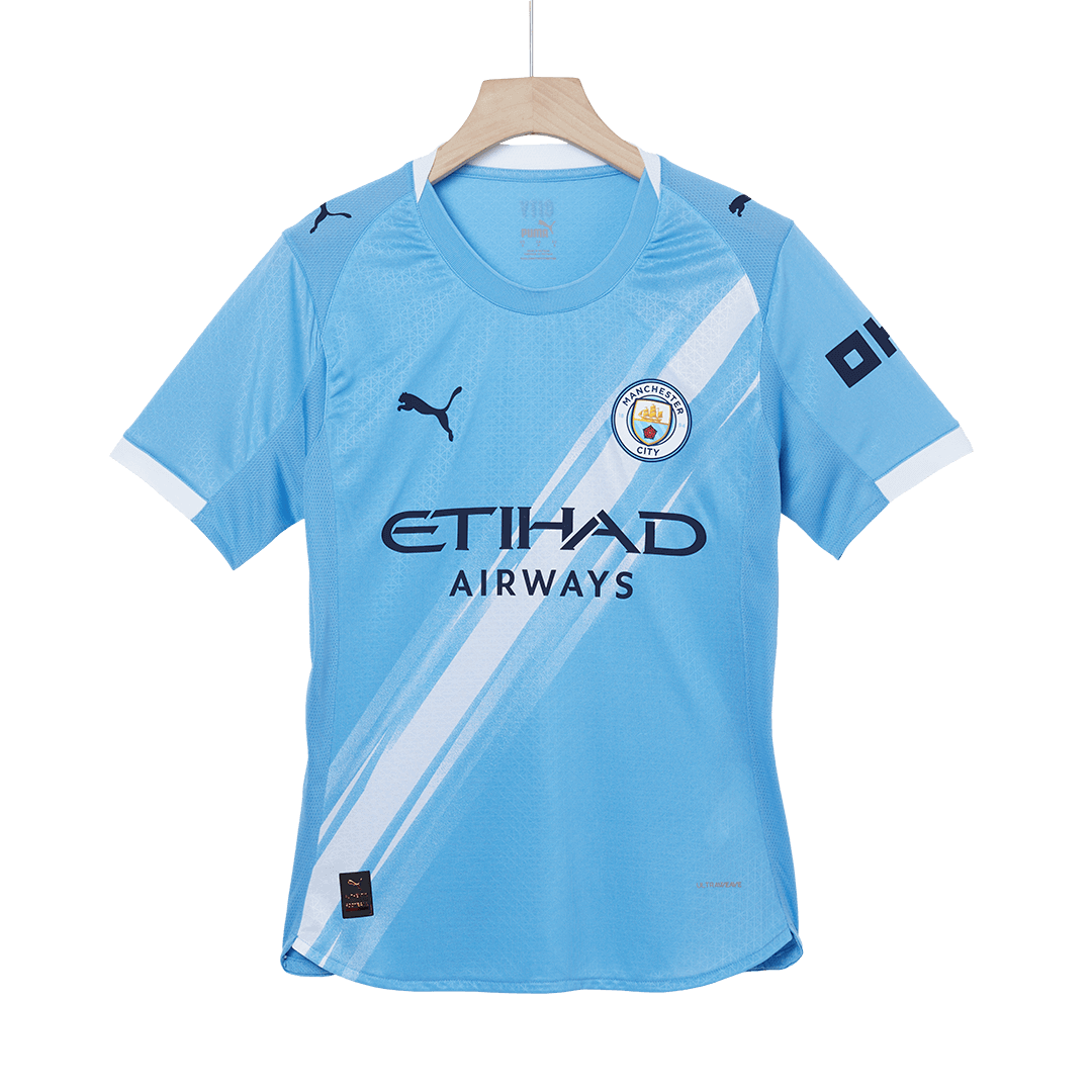 Manchester City Home Authentic Soccer Jersey 2025/26