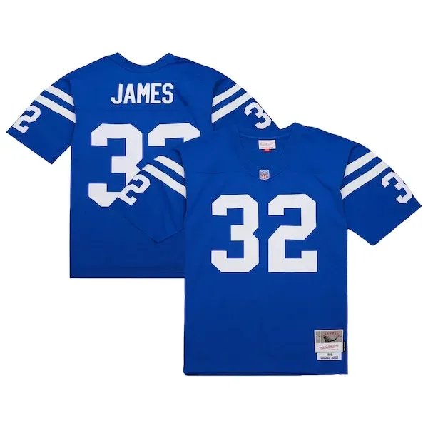 None Edgerrin James Replica Jersey - Royal | NFL Player Jersey