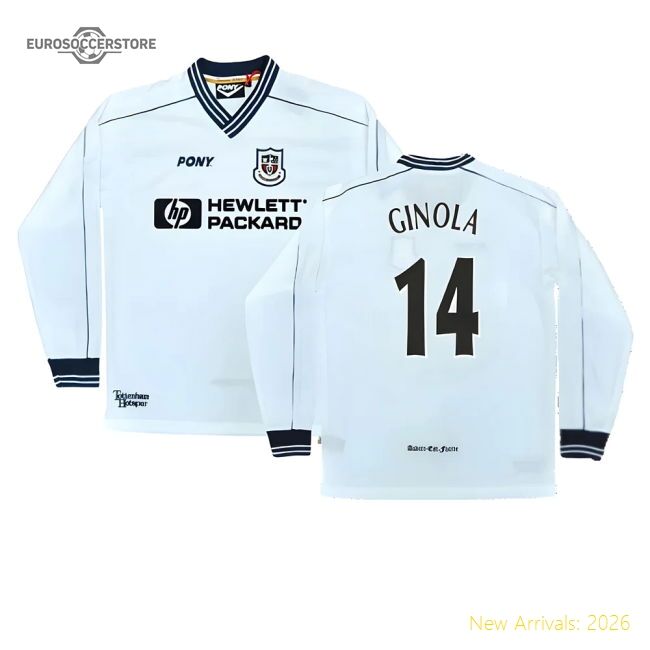 First-class 1997-1999 Spurs Home Ls Pony Retro Shirt (ginola 14)