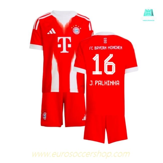 2025-2026 Bayern Munich Home Mini Kit (J. Palhinha 16)