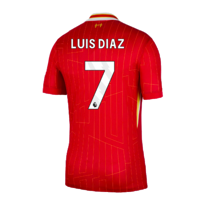 Economical Liverpool Diaz 7 2024-2025 Liverpool Home Shirt (Luis Di...