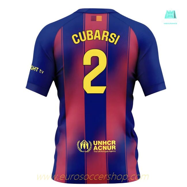 2025-2026 Barcelona Home Shirt (Kids) (Cubarsi 2)