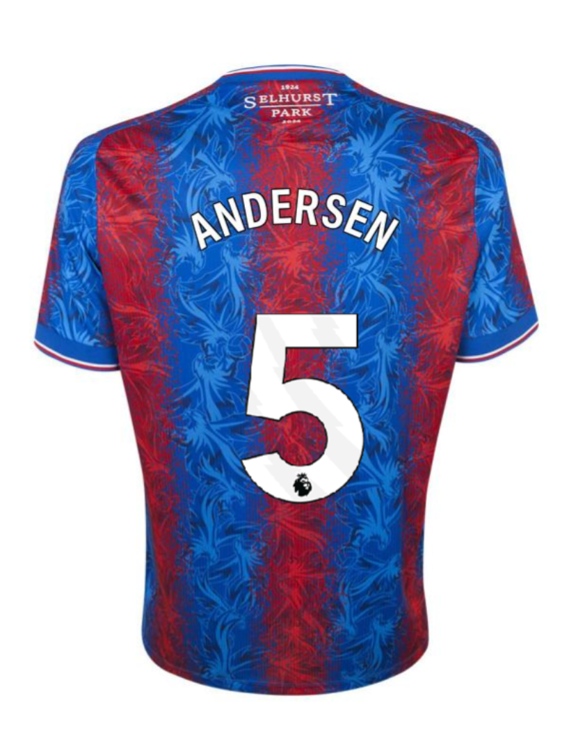 Andersen's Crystal Palace FA Cup Final Jersey 24-25 Version 5