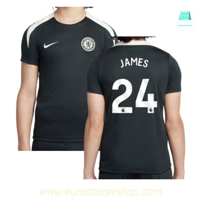 2025-2026 Chelsea Strike Training Shirt (Green) - Kids (James 24)