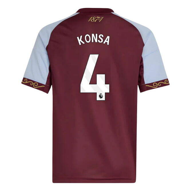 Aston Villa Stylish Home Jersey 2025-2026 #98