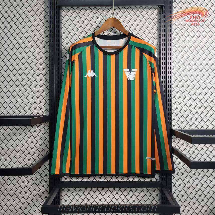 Venezia 23-24 Green/Orange Training Long football kit