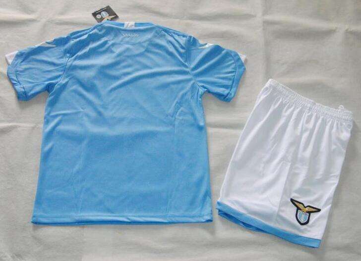 Kids Lazio 2015-16 Home Soccer KitShirtShorts - Official Replica 20005