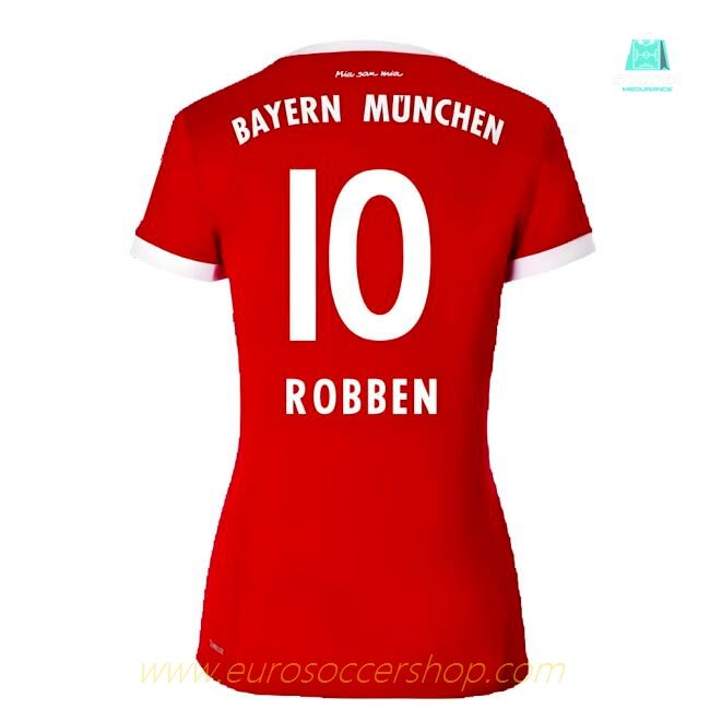 Bayern Munich 2017-18 Womens Home Shirt (XL) ((Excellent) XL) (Robben 10)