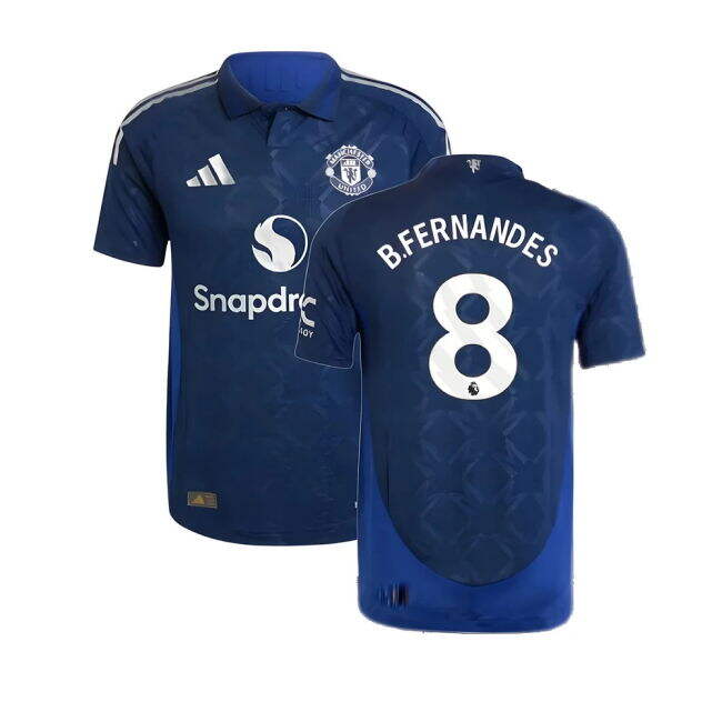 Chic Man Utd 2024-2025 Man Utd Authentic Away Shirt (B.Fernandes 8)...
