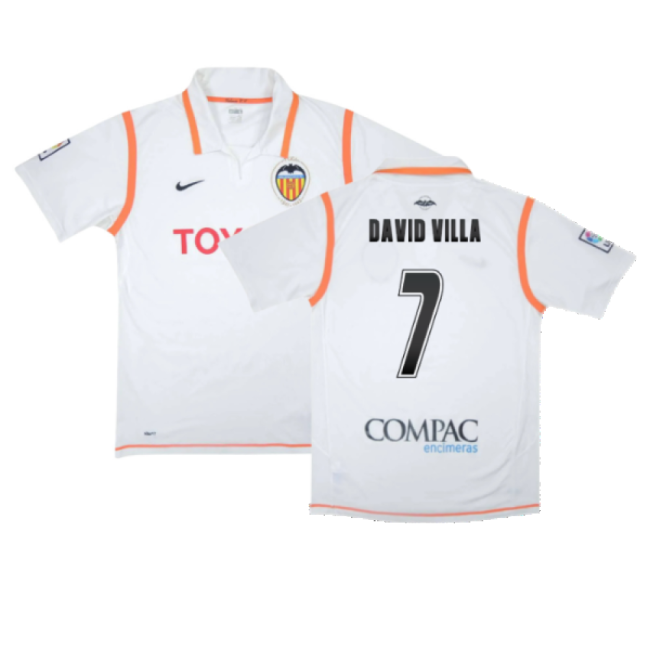 Valencia 2007-08 Home jersey - top quality and modern v2.182