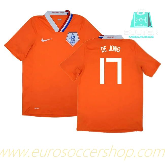 Holland Home Football Shirt (De Jong 17)