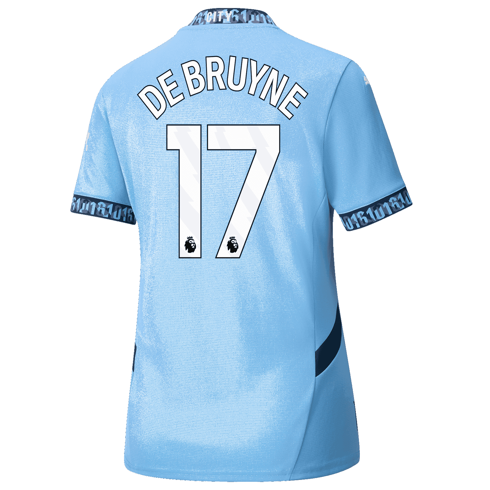 Kevin De Bruyne's 17 Home Women’s Jersey for Manchester City in the 24-25 season.