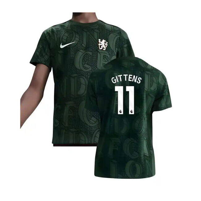 2025-20 Chelsea Home Soccer Jersey Gittens (11) L M S Kids