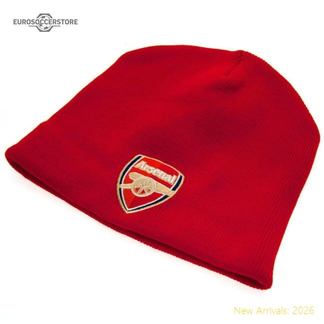 Authentic Arsenal Fc Red Beanie - Premium Quality Football Apparel