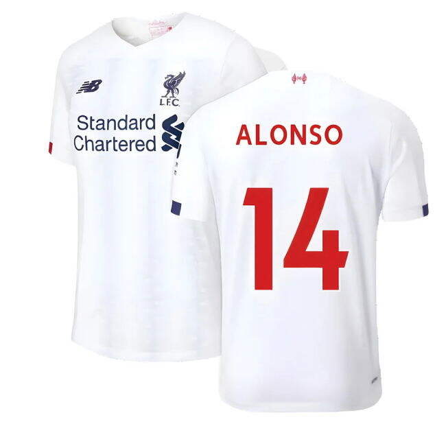 Liverpool Official 2019-2020 Liverpool Away Football Shirt (Alonso 14)