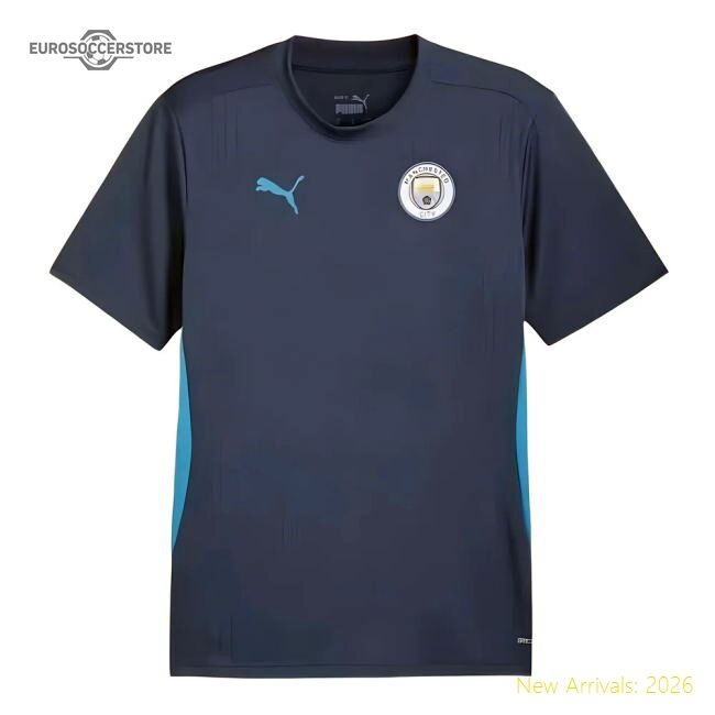 Premium 2024-2025 Man City Training Shirt (inky Blue) - Premium