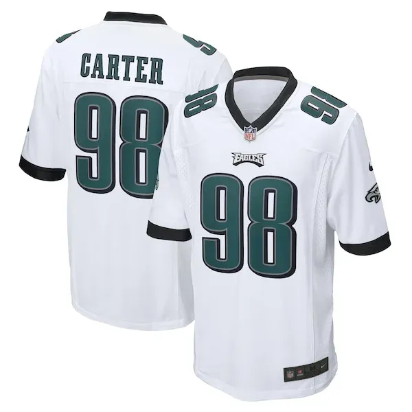 None Jalen Carter Game Jersey - White | NFL Player Jersey | NFL Footba