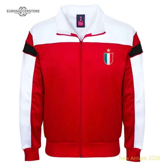 Premium-grade Ac Milan 1988 Retro Football Track Fan Jacket