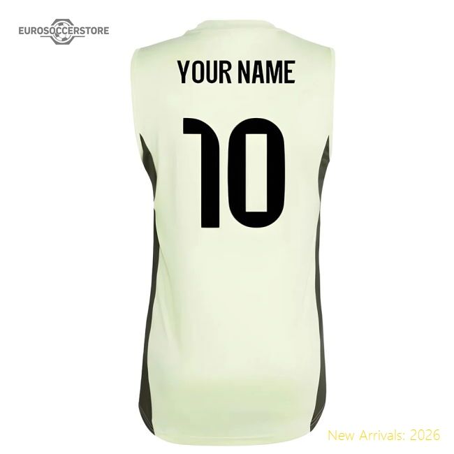 2025-2026 Real Madrid Sleeveless Training Jersey (almost Lime) (you