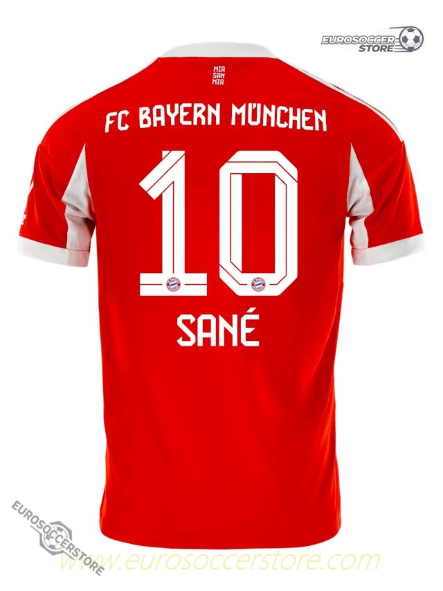 25-26 Bayern Munich Home Jersey with Sané 10