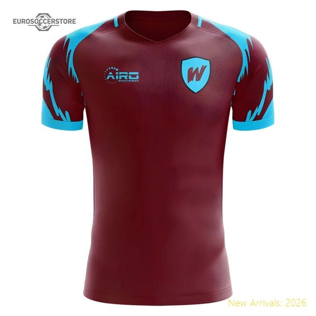 Authentic 2025-2026 West Ham Home Concept Football Shirt - Womens