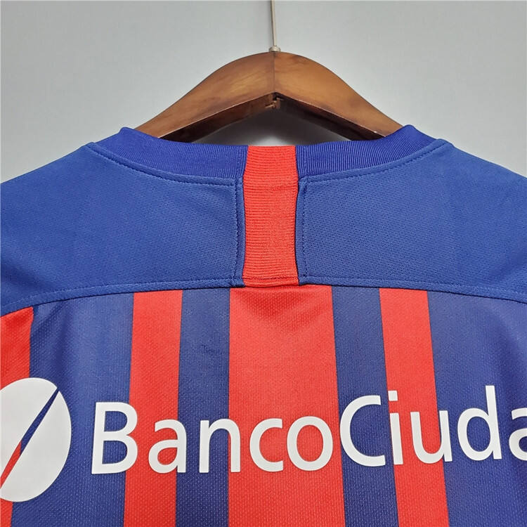 San Lorenzo Soccer Shirt 20-21 Home BlueRed Soccer Jersey - Official