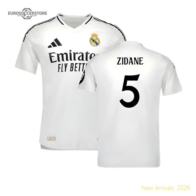 2024-2025 Real Madrid Authentic First Jersey (zidane 5)