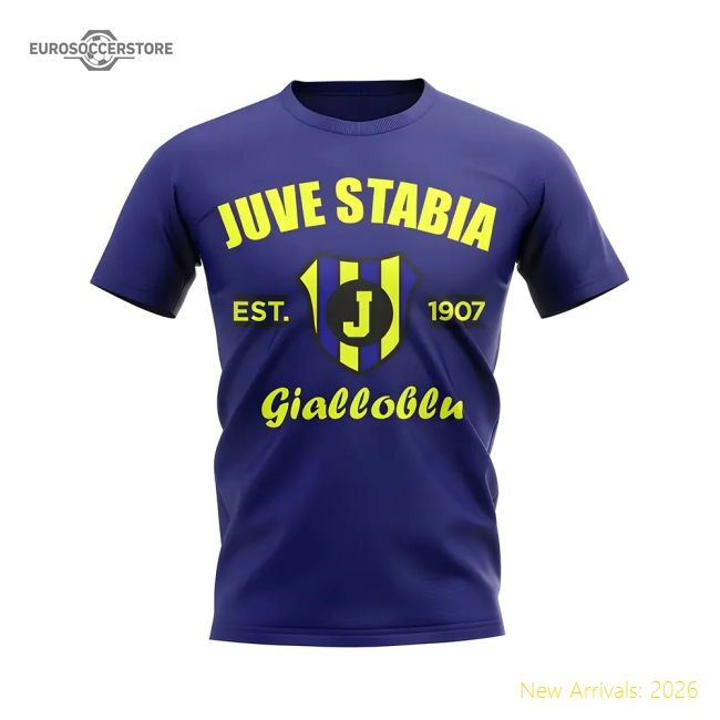Juve Stabia Established Football Casual Tee (navy) - Budget-friendly