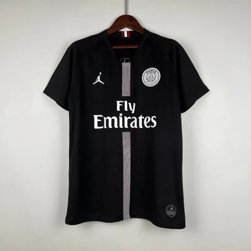 2018-2019 PSG Black Soccer retro kit