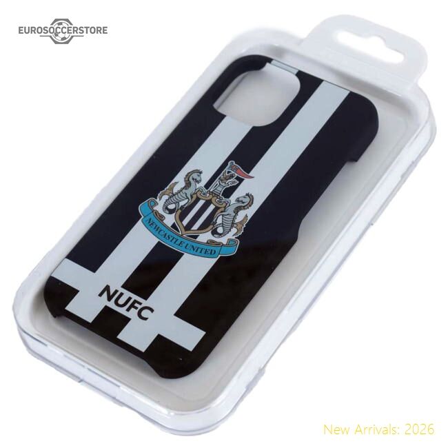 Official Newcastle United Fc Iphone 14 Striped Hard Case - Premium