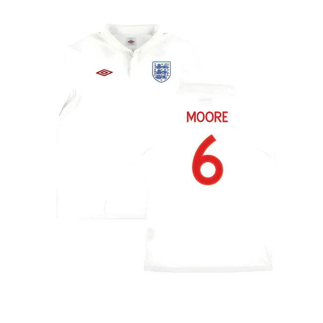 Moore 6 Professional England 2010-2011 Home Kit